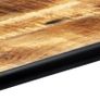 Dining Table 118x60x76 cm Solid Rough Mango Wood Image 6