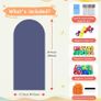 Arch Magnetic Wall Decal 100x45 cm Magnetic Chalk Board Sticker Magnet Chalkboard for Wall Peel and Stick Self Adhesive Blackboard Multifunctional for Playroom Home Office School Image 5