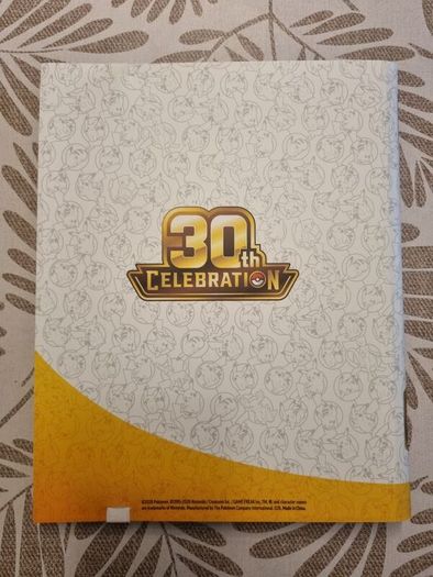 Pokemon 30th Anniversary Binder and Cards
