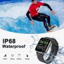 Smart Watch, Fitness Tracker 1.69" Touch Screen Fitness Watch with Heart Rate Sleep Monitor, Step Counter for Men Women Activity Trackers IP68 Waterproof Smartwatch Sports for iOS Android Image 6