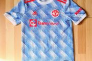 2021/22 Manchester United Adidas Away Jersey Size Age 11/12years