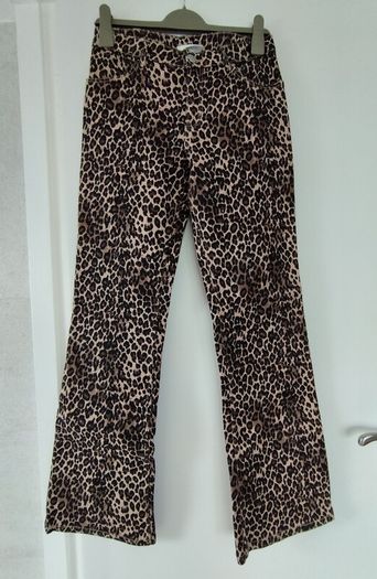 Monkl Leopard Print Jeans - Size 12 - NEW