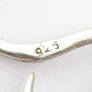 Jet Sterling Silver Abstract Pendant Image 4