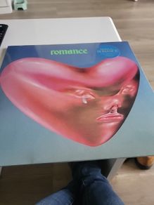 Fontaines dc Romance turquoise blue vinyl and single