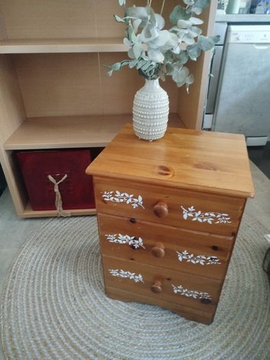 Unit, boxes, drawers, desk top, bed frames