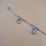 925 Sterling Silver Heart Charm Bracelet with LOVE Pendants Elegant Adjustable Chain Jewelry Image 7