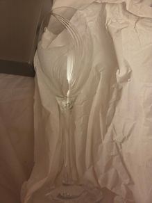 Tipperary Crystal Pearl Wine Glasses x 4