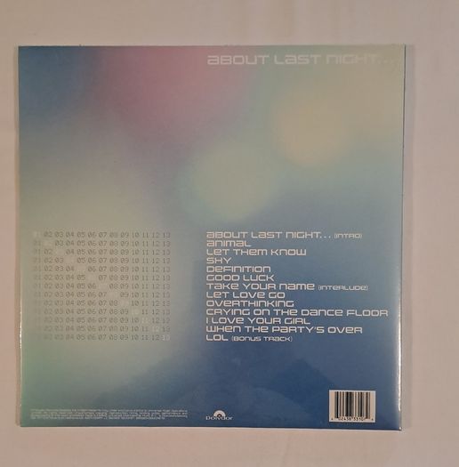 Vinyl LP Yellow record, Mabel, "About Last Night"