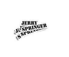 Jerry Springer Glossy Stickers 2-Pack
