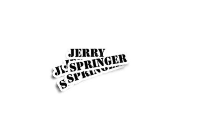 Jerry Springer Glossy Stickers 2-Pack