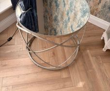 Beautiful round glass table
