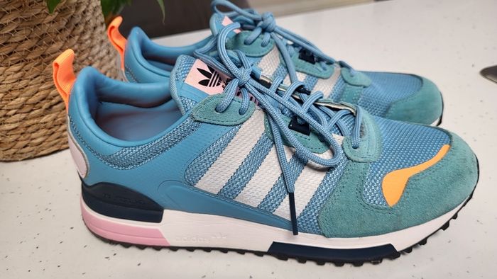 ADIDAS Women's  ZX700 blue mix trainers Sz 8 UK - RRP 149