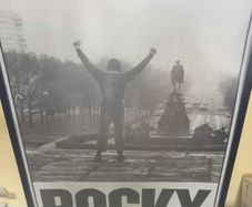 Large Framed Rocky Movie Poster - Iconic 1976 Film Art