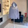 Ladies Grey Zip through Hoodie Size UK Large 14 / EU 42 Image 5