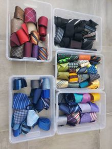 Ties - 75 no individual ties - very seldom used