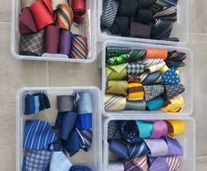 Ties - 75 no individual ties - very seldom used