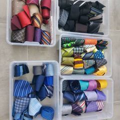 Ties - 75 no individual ties - very seldom used