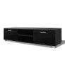 TV Cabinet High-Gloss Black 140x40.3x34.7 cm Image 3