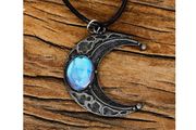 Boho Style Necklace with a Moon Stone - lovely gift