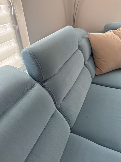 Corner sofa 2X3 with a sofa bed and storage