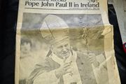The Irish Times Newspaper Pope John Paul II in Ireland, covering his historic 1979 pastoral visit, Postage Available or Collection