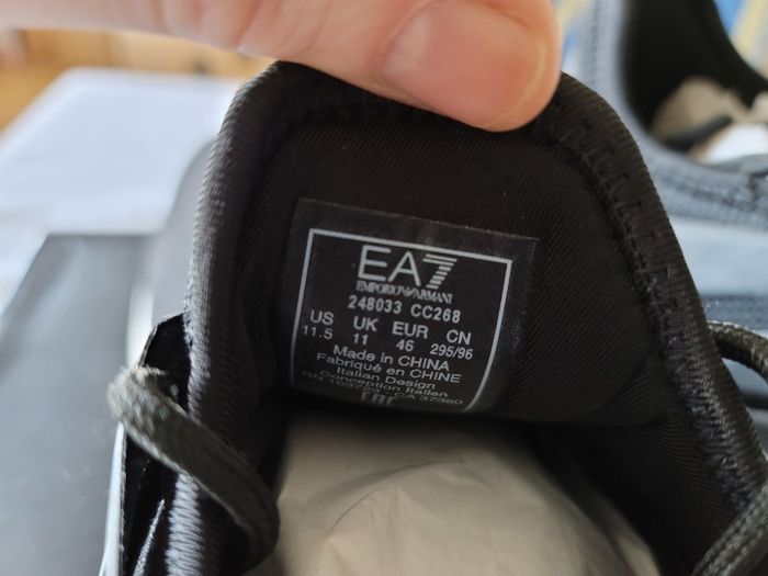 Rare Emporio Armani EA7 Men's Brand New Racer Trainers Size 11 Sold Out Everywhere in Size 11