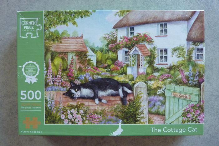Jigsaws - Spring Cottage and Cottage cat