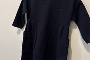Chloe baby dress navy size 12-18