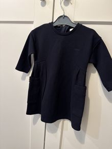 Chloe baby dress navy size 12-18