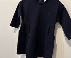 Chloe baby dress navy size 12-18