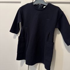 Chloe baby dress navy size 12-18