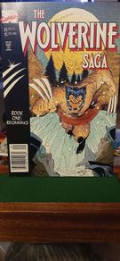 The Wolverine Saga Book One 1989 Newsstand Liefeld Wraparound Cover