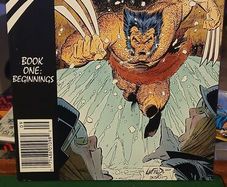 The Wolverine Saga Book One 1989 Newsstand Liefeld Wraparound Cover