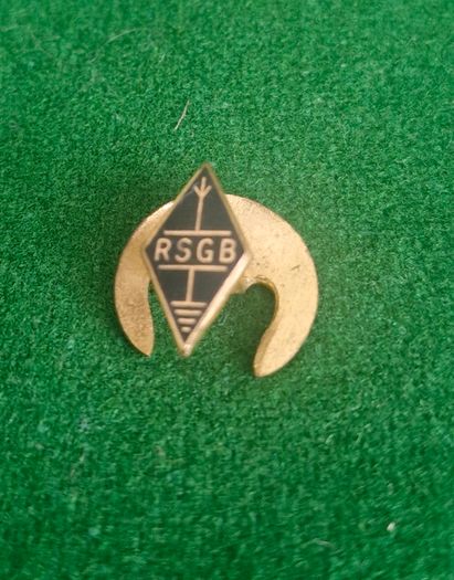 RSGB Button  Hole Badge.