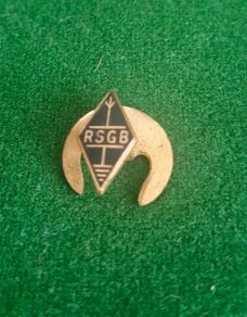RSGB Button  Hole Badge.