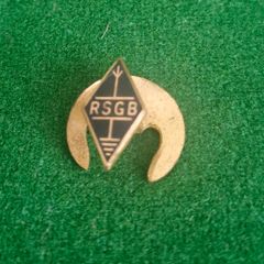 RSGB Button  Hole Badge.