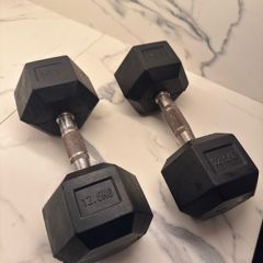 12.5KG  Hex Dumbells