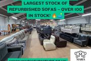 Second hand fully refurbished sofas for sale.