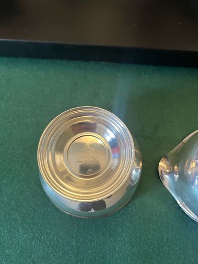 Vintage Viners Sheffield Silver Plate Sugar Bowl & Cream jug