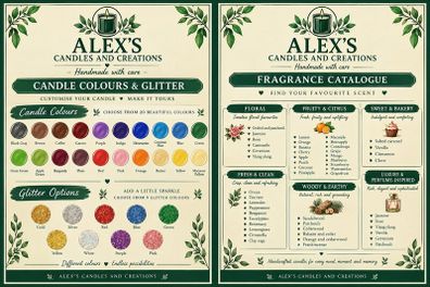 candles and wax melts