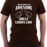 Awesome Uncle T-Shirt tee top shirt Image 3