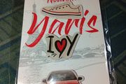 Toyota Yaris Pin Badge Set X 3 Unused Still In Pack