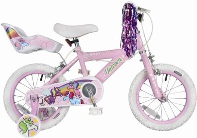 Free Delivery - Kids 14" Unicorn Bike