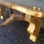Rustic Driftwood Stove Mantel / Shelf Image 6