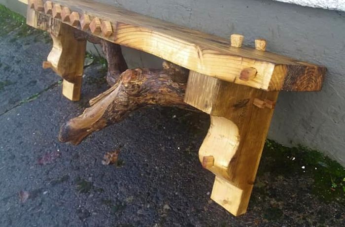 Rustic Driftwood Floating Shelf / Mantel
