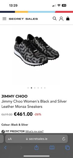 Jimmy Choo Monza sneakers - sz 6.5