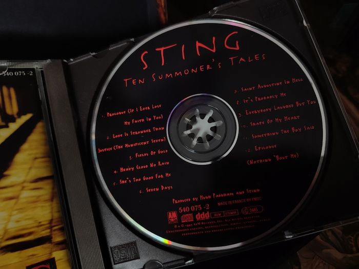 Sting: Ten Summoners Tales ! CD ! 1993 !