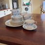 Beautiful vintage Colclough Braganza, pattern 8454, English bone china tea set. Image 6