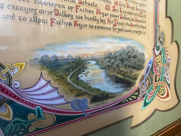 Illuminated Address Petition to Archbishop of Dublin by Alice O'Carolan