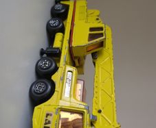 RARE BLACK BASE Matchbox Super Kings K-12 Hercules Mobile Crane - 1974 Lesney